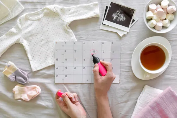Birth preparation calendar